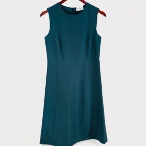 MILLY of New York Deep Teal Midi Dress